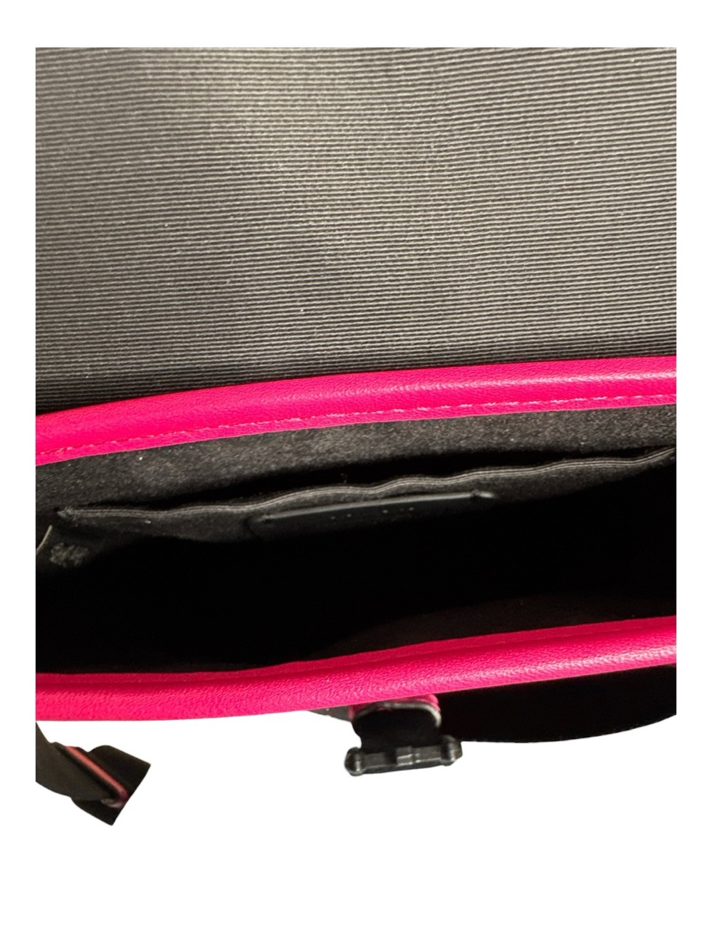 COACH Original Rose Black Signature Collection Track Small Crossbody - Picture 6 of 8